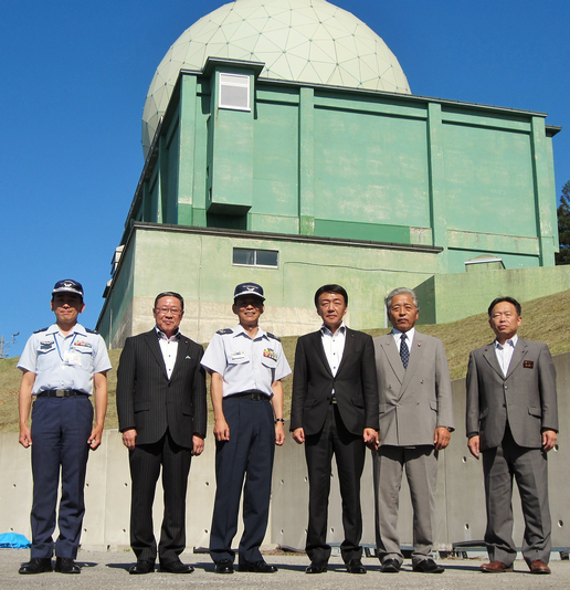 航空警戒管制レーダーが配備されている航空自衛隊輪島分屯基地